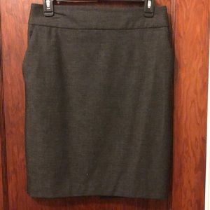 Express gray pencil skirt